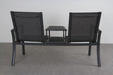 Tete-a-Tete aluminium tuinbank Felix - kleur antraciet