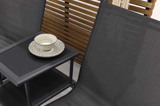 Tete-a-Tete aluminium tuinbank Felix - kleur antraciet