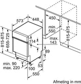 Bosch inbouwvaatwasser SPI4HMS49E - 45 cm breed