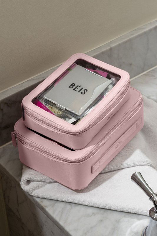 Béis - Toilettas - The In Flight Cosmetic Set Atlas in pink