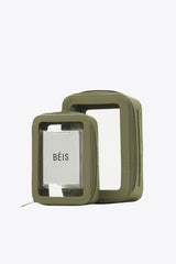 Béis - Toilettas - The In Flight Cosmetic Set in olive
