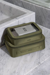 Béis - Toilettas - The In Flight Cosmetic Set in olive