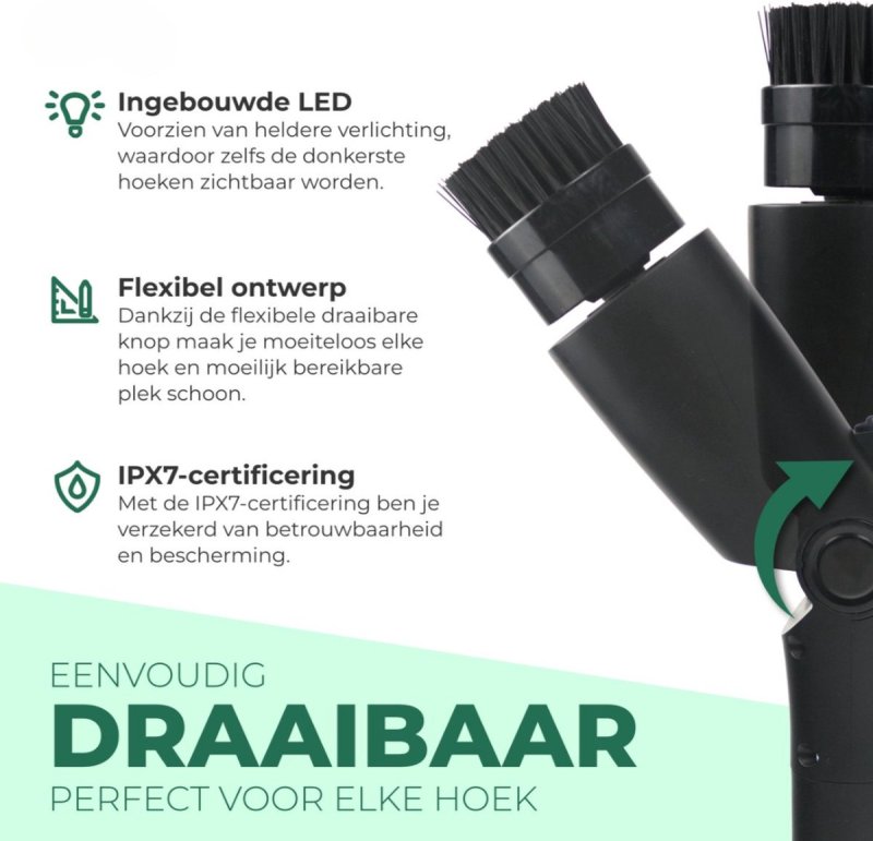 QualitéCuisine Elektrische Schoonmaakborstel