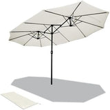 VOUNOT dubbele parasol, beige