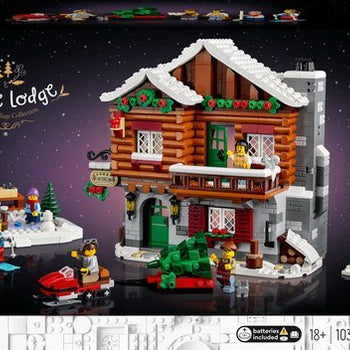 LEGO Icons Skihut Modelhuis Bouw en Decoratie Set - 10325