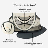 Deryan Peuter Luxe Cream - Reisbedje