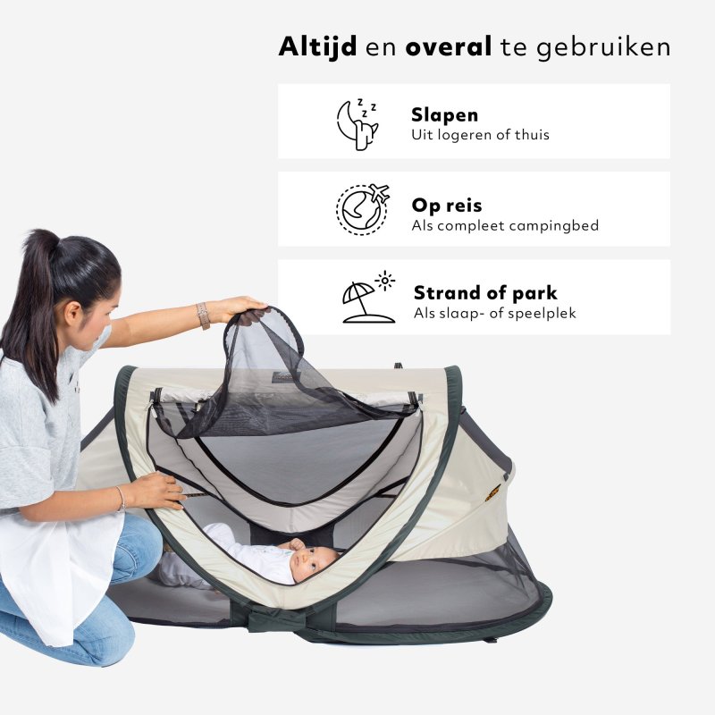 Deryan Peuter Luxe Cream - Reisbedje