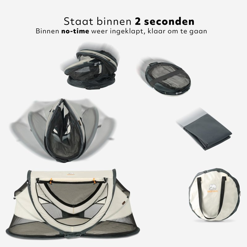 Deryan Peuter Luxe Cream - Reisbedje