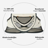 Deryan Peuter Luxe Cream - Reisbedje