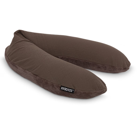 Snoozzz - Voedingskussen Teddy - kleur Espresso