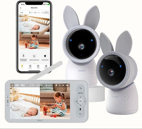 Arenti AINanny - Wifi Babyfoon Met 2 Camera's Duopack