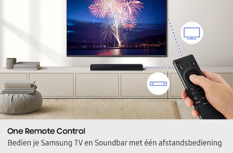 Samsung soundbar HW-B400F - Zwart