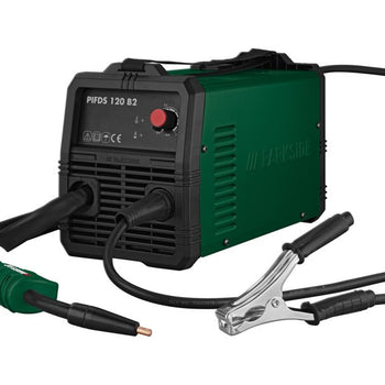 PARKSIDE Inverter lasapparaat + PARKSIDE Automatische laskap met LED (Zwart/rood)