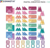 CONNETIX - Magnetisch Tegels - Pastel Creatief Pakket - 120 Stuks