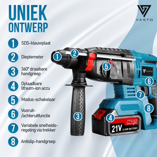 Vesto Elektrische Boorhamer