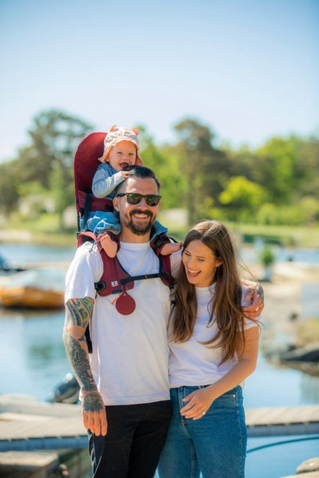 MiniMeis Schouderdrager - Red - Baby