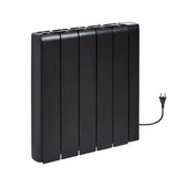 Slimme Elektrische Keramische Kachel met Stekker 1500W - 57cm x 53,4cm - Grafiet | Kera - ECOSO van Hudson Reed