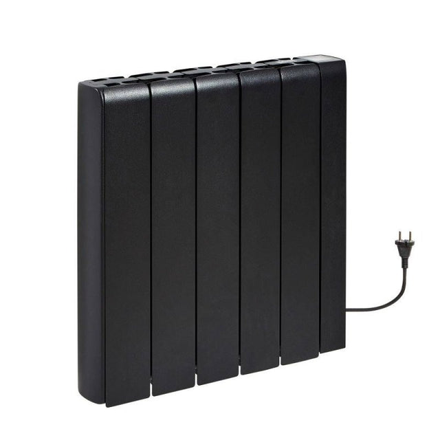 Slimme Elektrische Keramische Kachel met Stekker 1500W - 57cm x 53,4cm - Grafiet | Kera - ECOSO van Hudson Reed