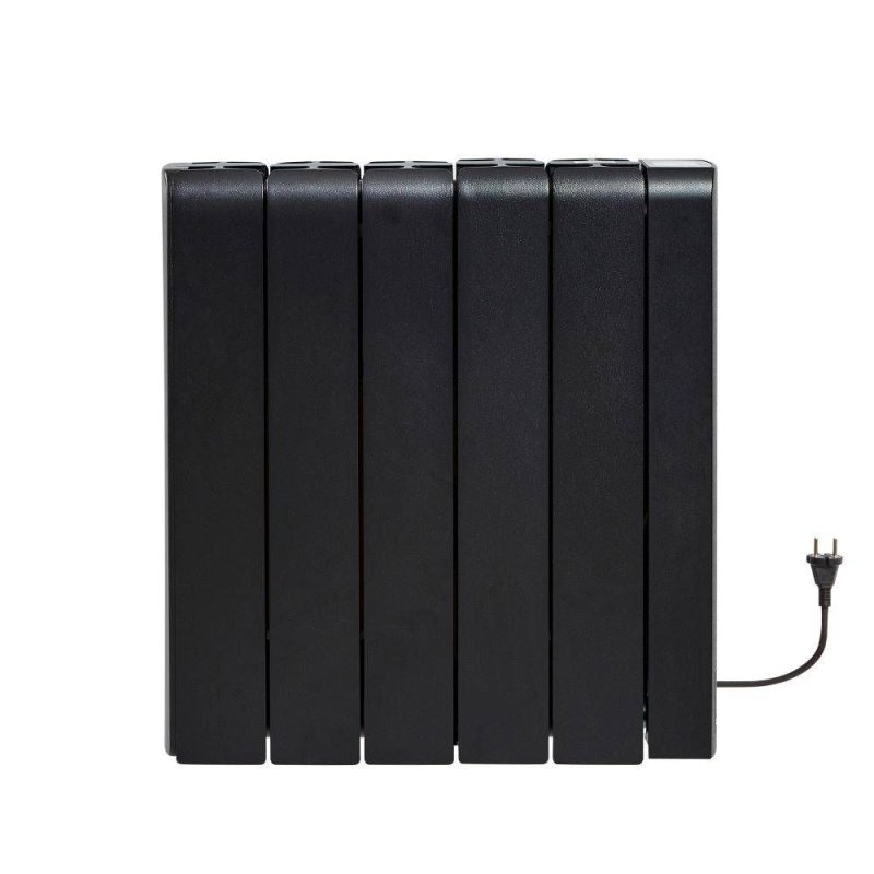 Slimme Elektrische Keramische Kachel met Stekker 1500W - 57cm x 53,4cm - Grafiet | Kera - ECOSO van Hudson Reed