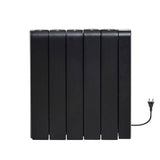 Slimme Elektrische Keramische Kachel met Stekker 1500W - 57cm x 53,4cm - Grafiet | Kera - ECOSO van Hudson Reed