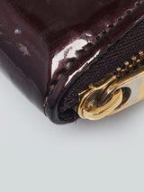 Louis Vuitton Amarante Monogram Vernis Zippy Coin Purse