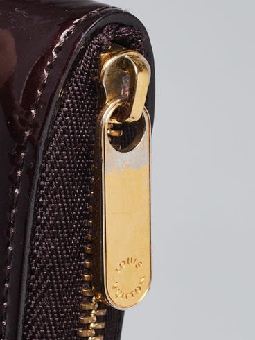 Louis Vuitton Amarante Monogram Vernis Zippy Coin Purse