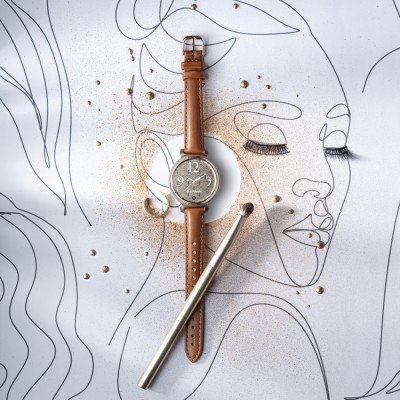 Garmin Smart Horloge Lily 2 - Classic Horloge - Dames multisport smartwatch met leren band