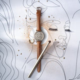 Garmin Smart Horloge Lily 2 - Classic Horloge - Dames multisport smartwatch met leren band