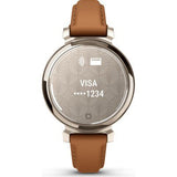Garmin Smart Horloge Lily 2 - Classic Horloge - Dames multisport smartwatch met leren band