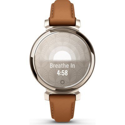 Garmin Smart Horloge Lily 2 - Classic Horloge - Dames multisport smartwatch met leren band