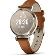 Garmin Smart Horloge Lily 2 - Classic Horloge - Dames multisport smartwatch met leren band