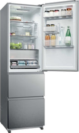 Haier koelkast HTR3518ENMX - Direct Access Lades - RVS
