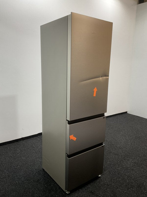 Haier koelkast HTR3518ENMX - Direct Access Lades - RVS