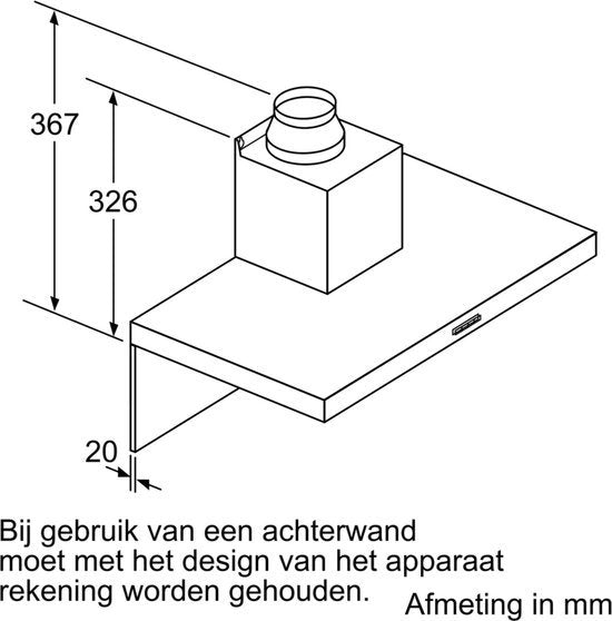 Siemens afzuigkap LC96BBC50 - Wandschouw - 90 cm