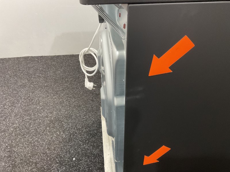 Inventum gasfornuis VFG6034WGZWA - Zwart