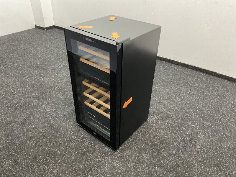 Wijnkoelkast voor 28 Flessen MOA-WC82 - Wijnklimaatkast Vrijstaand - Zwart