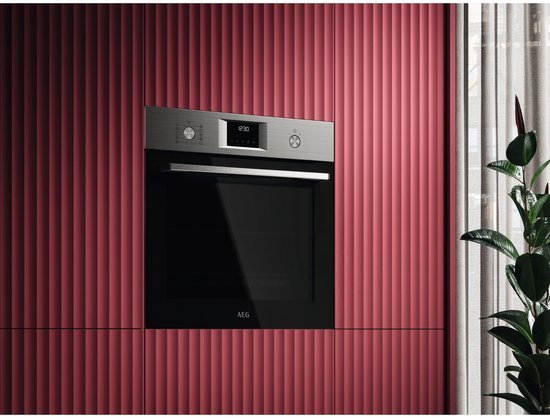 AEG inbouwoven OU5PB40SM Serie 5000 - Zwart/RVS