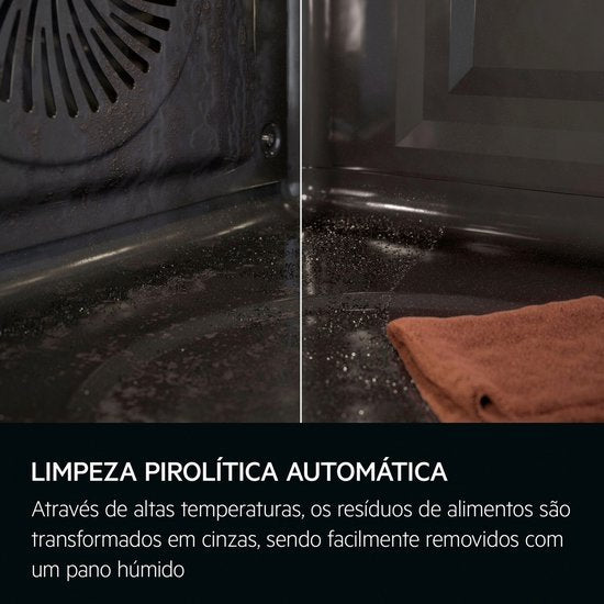 AEG inbouwoven OU5PB40SM Serie 5000 - Zwart/RVS