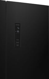 Exquisit Amerikaanse koelkast CDJ444-040DB - Zwart