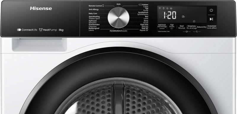 Hisense warmtepompdroger DH3S802BW2 - 3S Serie