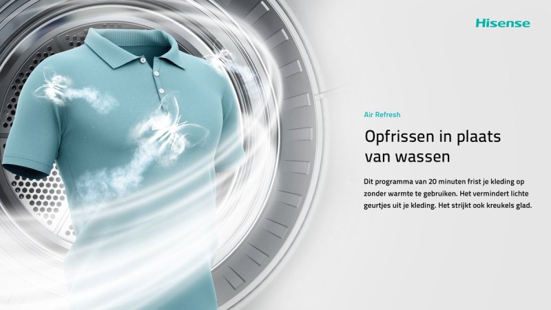 Hisense warmtepompdroger DH3S802BW2 - 3S Serie