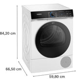 Siemens warmtepompdroger WQ46B6CSNL - iQ700 - Wit