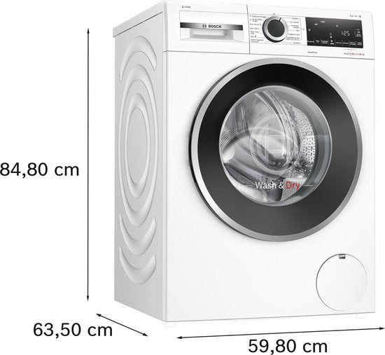 Bosch was-droogcombi WNG254A7NL Serie 6 - 10.5/6 kg 