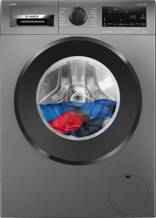 Bosch wasmachine WGG244FNNL Serie 6 met stoom - Grijs