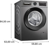 Bosch wasmachine WGG244FNNL Serie 6 met stoom - Grijs