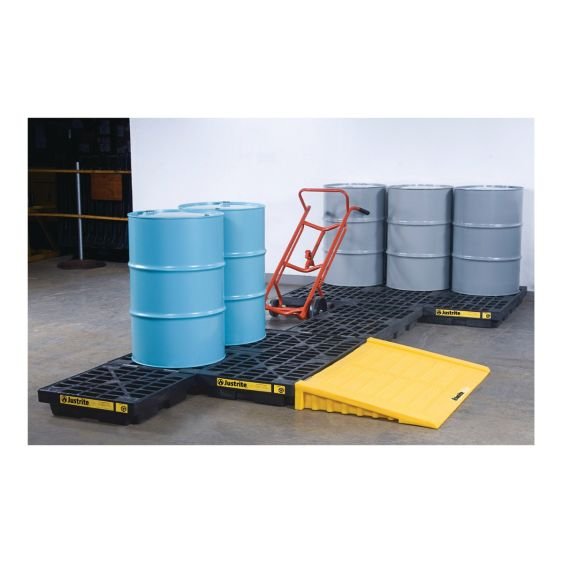 Modulaire Lekbak Kunststof 45 L voor 1 Drum 640x640x140 mm