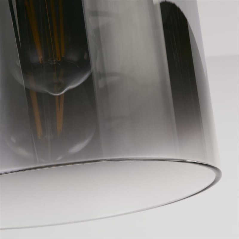 Searchlight - Zwarte plafondlamp Sweden 1-lichts