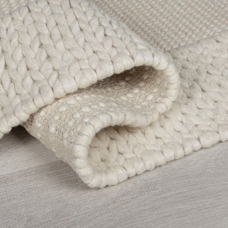 Wollen tapijt Beige 160x230 cm (Rue en Laine)