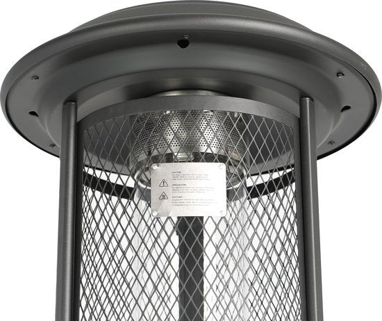 Bali OUTDOORS Lounge Terrasverwarmer 11kW - Staande Heater - Flameheater - incl. Gasdrukregelaarset 50 mbar & Slang 50 cm - Gas - Model SRPH84