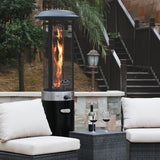 Bali OUTDOORS Lounge Terrasverwarmer 11kW - Staande Heater - Flameheater - incl. Gasdrukregelaarset 50 mbar & Slang 50 cm - Gas - Model SRPH84